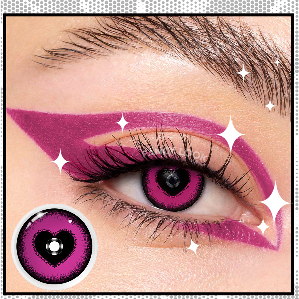 Anime Yandere Pink Cosplay Contacts
