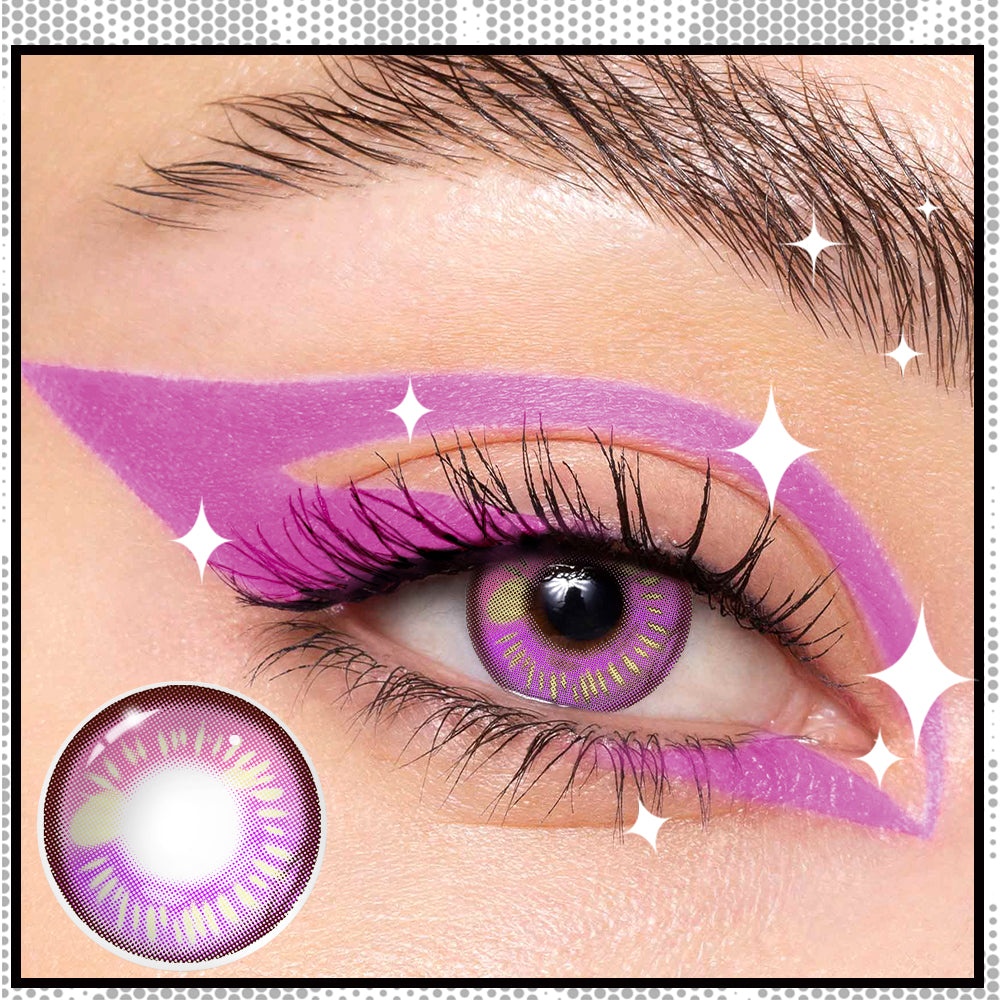 ANIME Pink Cosplay Contacts