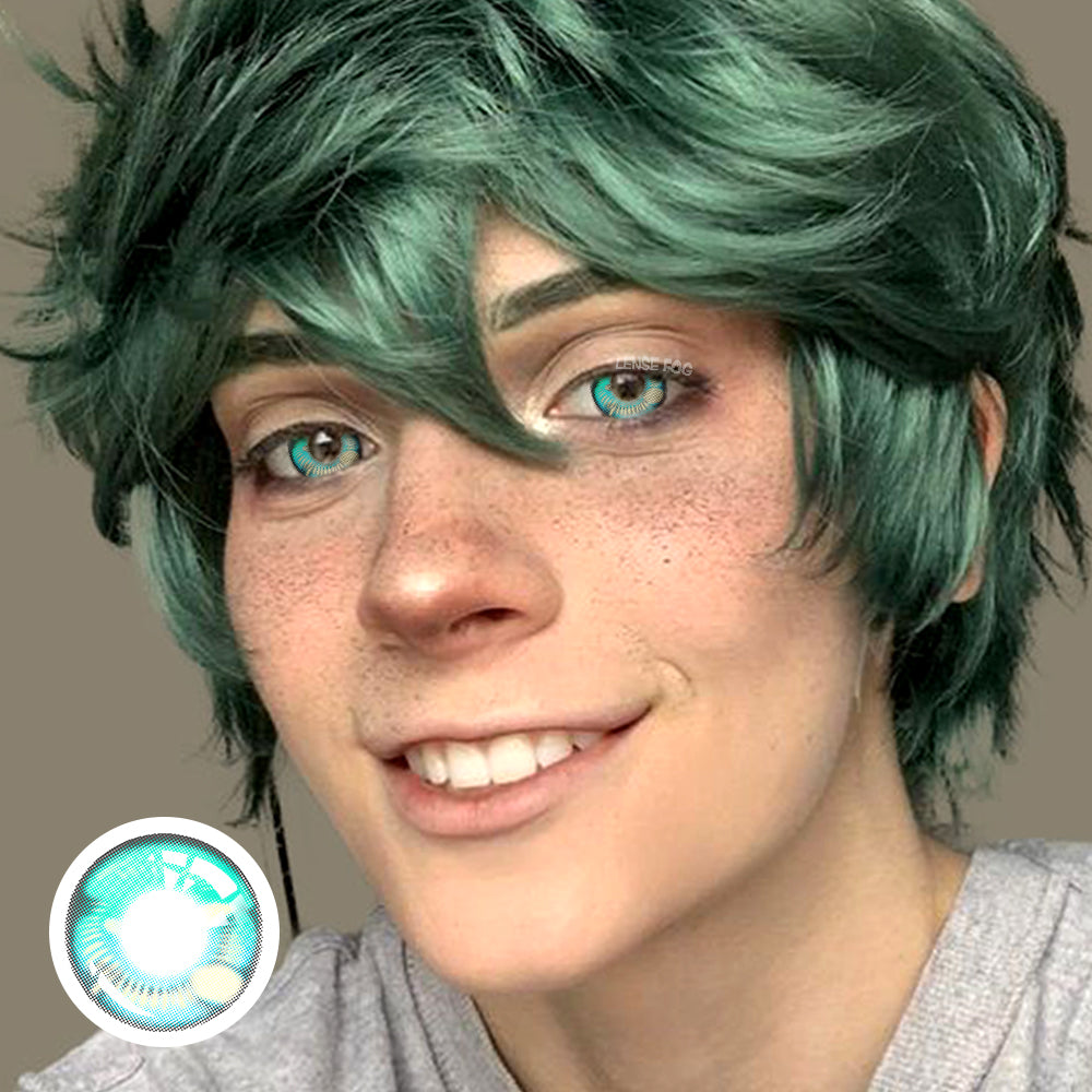 ANIME  Makomo Green Cosplay Contacts