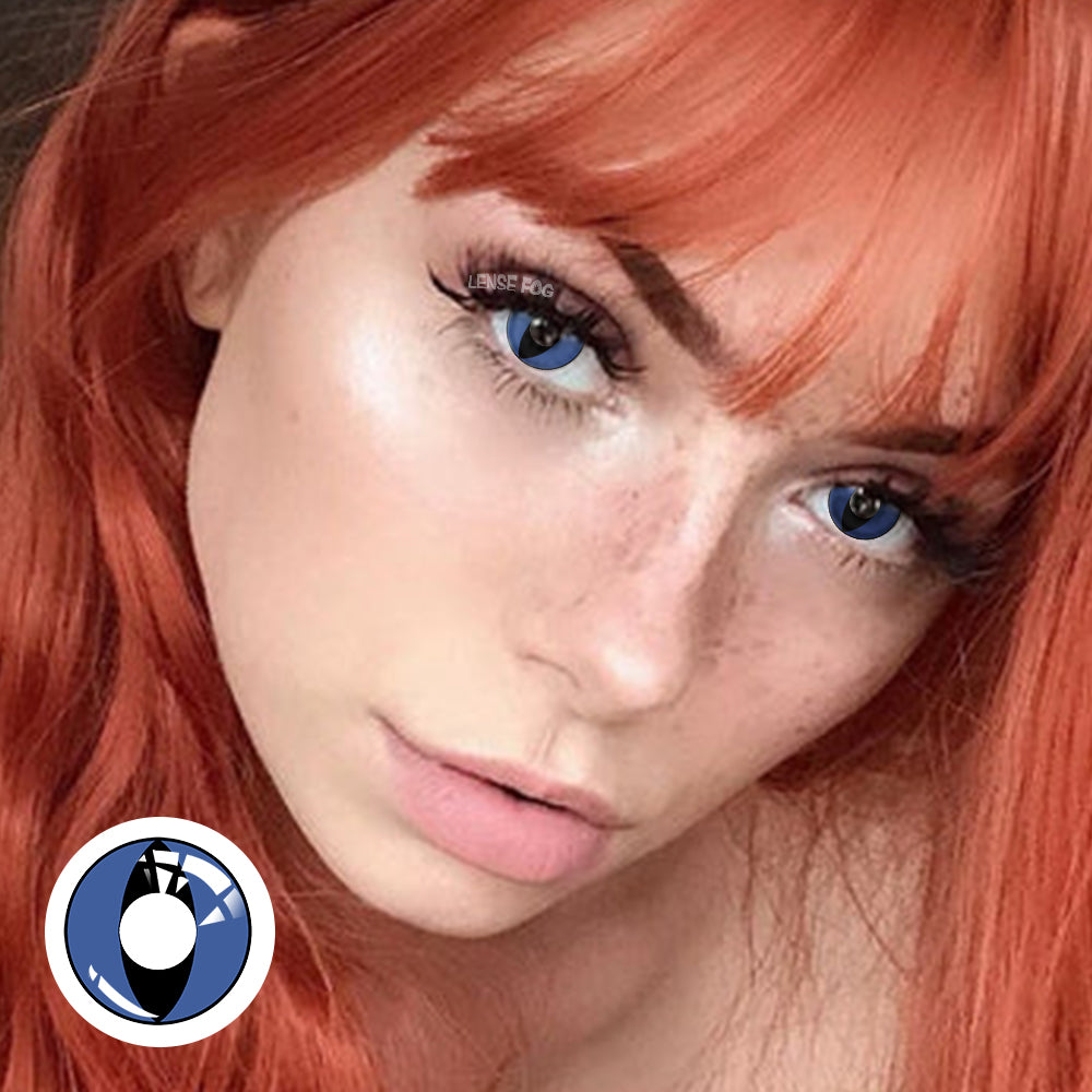 Cat Eyes Blue Cosplay Contacts