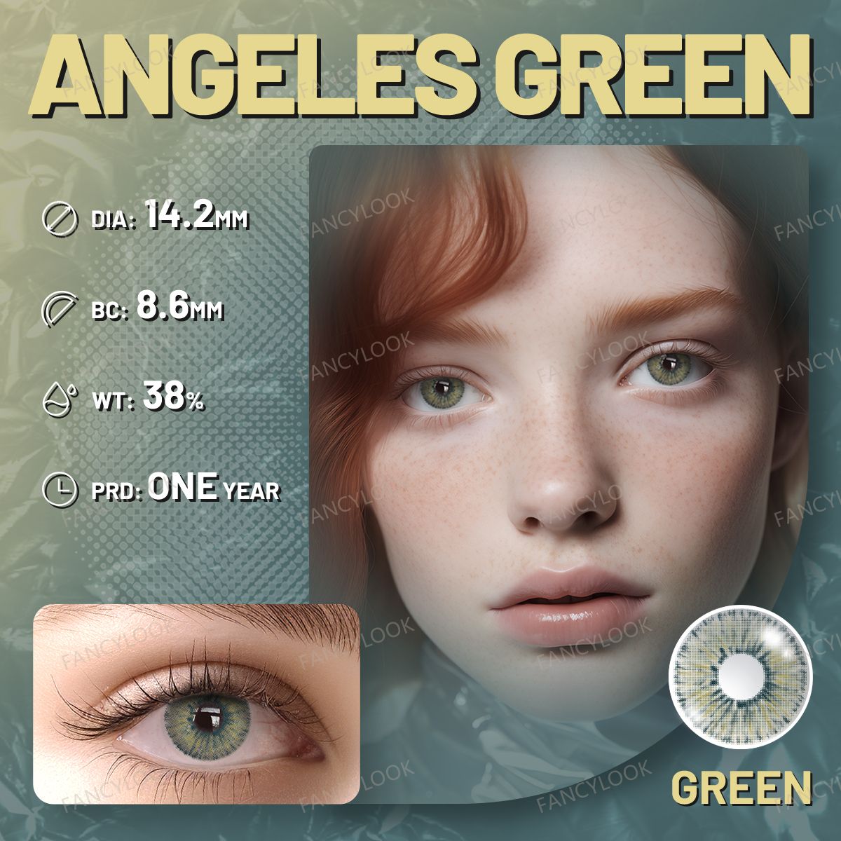 Angeles Green | US Ready Stock