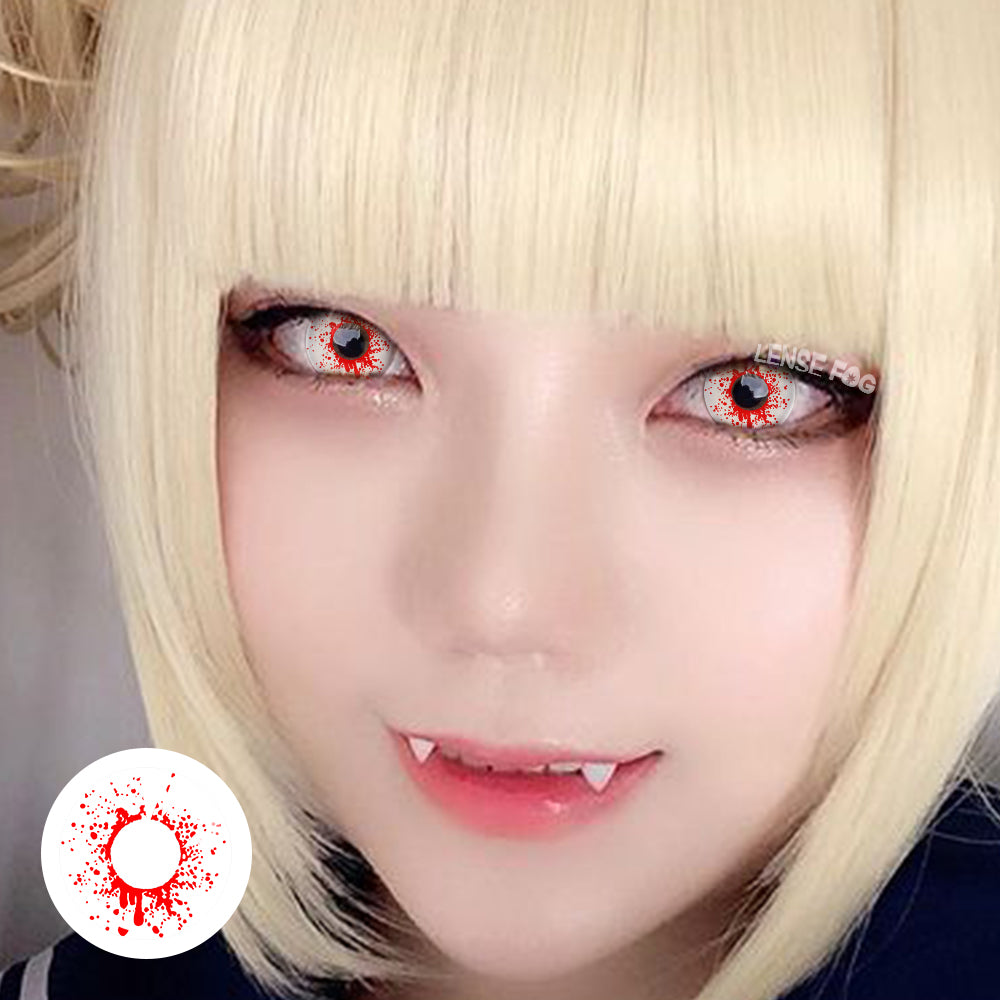 Scary Bloody White Cosplay Contacts