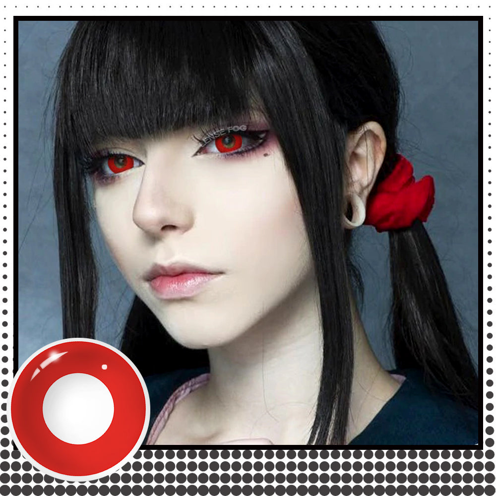 Block Red Cosplay Contacts
