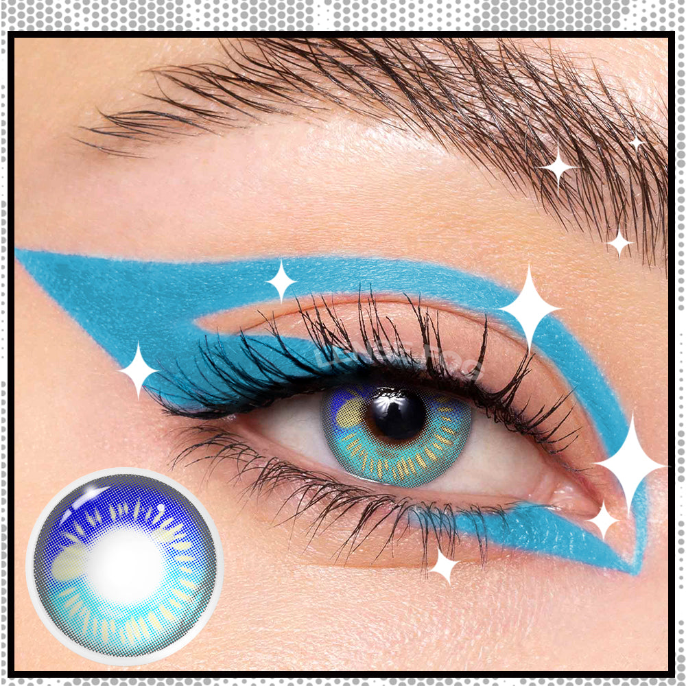 Anime Blue Cosplay Contacts