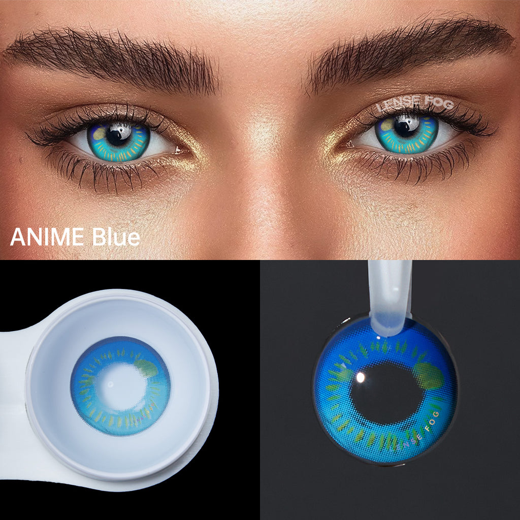 Anime Blue Cosplay Contacts
